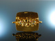 Klimt l&auml;sst gr&uuml;&szlig;en! Kunstvolle Brosche Anh&auml;nger Helmes Gold 750 Rubine Saphire