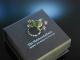 Frecher Frosch! Brosche Weiß Gold 750 Tsavorite Grüner Granat Diamanten 