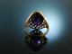 Um 1950! Schicker Vintage Ring Amethyst Gold 585