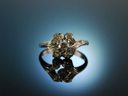 My Love! Vintage 50er Jahre Verlobungs Brillant Ring Gold...