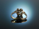 My Love! Vintage 50er Jahre Verlobungs Brillant Ring Gold 750