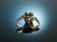 My Love! Vintage 50er Jahre Verlobungs Brillant Ring Gold 750