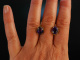Warm Violet! Sch&ouml;ne Vintage Amethyst Ohrringe um 1960 Gold 585