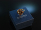 Funkeln am Finger! Schöner Vintage Ring um 1950 Granate Gold 333