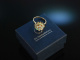 England um 1940! Sch&ouml;ner leuchtender Opal Ring Gold 375