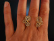 Sparkling Circles! Wundersch&ouml;ne Diamant Ohrringe Gold 750 Diamanten 0,8 ct Bucherer
