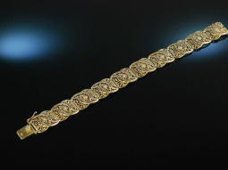 Zart zur Tracht! Filigranarmband Markasiten Silber 835...