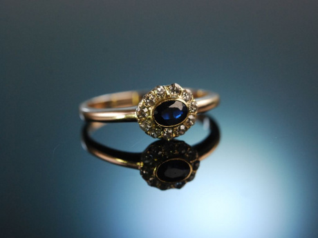 Frauen Blue Sapphire White Gold gefüllt Verlobungsring Größe 7 8 9 Ringe ZJHN