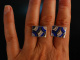 Very classy! Cool cufflinks Duchamp silver 925 enamel decor