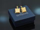 Golden Square! Cufflinks Vintage Manschettenkn&ouml;pfe Gold 585