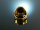 Zum Gravieren! Vintage Wappen Siegel Ring Gold 585 Chalzedon