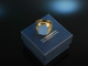 Zum Gravieren! Vintage Wappen Siegel Ring Gold 585 Chalzedon