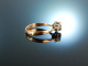 Ru&szlig;land um 1930! Historischer Ring mit Diamant Tropfen ca 0,35 ct Gold 583