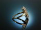 Great Gatsby! Fantastischer Art Deco Diamant Ring Gold 585 0,6 CT