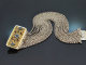 Um 1860! Wunderschöne historische Kropfkette 16 reihig Silber