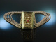 Bayern um 1950! Hübsche Kropfkette Silber 800 teilvergoldet 5reihig