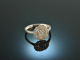 Diamond Disc! Traumhafter Ring Wei&szlig; Gold 750 Diamanten