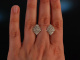 Sparkling Diamonds! Ohrringe Wei&szlig; Gold 750 Diamanten 1,34 ct