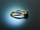 My Lovely Green! Ring Gold 750 Peridot Diamanten