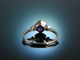 Lovely Lilac! Ring Wei&szlig; Gold 750 Amethyst Diamanten