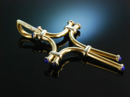Exquisite vintage! Large Modern Cross Pendant Gold 750...
