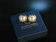 Classy Pearls! Schicke Ohrstecker Mabeperlen Gold 585