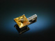 Delicate citrine! Fine Pendant White Gold 585 Citrine Diamonds