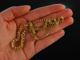 Um 1960! Sch&ouml;ne Collier Kette Garibaldi Muster Gold 585
