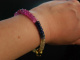 Fine Sapphire! Armband Saphire im Farbverlauf Silber 925 vergoldet