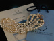 Classy Pearls! Traumhaftes Collier barocke Zuchtperlen 3reihig Sterlingsilber 925 vergoldet