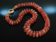 Beautiful Cherry Quartz! Imposantes Collier Sterlingsilber 925 vergoldet
