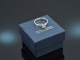 Sparkling Solitaire! Solit&auml;r Verlobungs Ring Diamant Wei&szlig;gold 750 Brillant