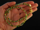 Variations of Green! Delicate necklace silver 925 gold plated Jade Agate Prasiolith Peridot