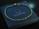 Variations of Green! Delicate necklace silver 925 gold plated Jade Agate Prasiolith Peridot