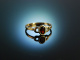 M&auml;rchen Ring! Gelbgold 333 Granat Vintage