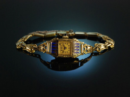 Luxurious Luxor! Art Deco Damen Armbanduhr im...