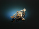 Signs of love! Antique Heart Brooch Gold Doubl&eacute; Opal around 1890