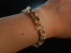 Fine Grey! Fancy Armband Silber 925 ros&eacute;vergoldet Botswana Achat Grauquarz Mondstein