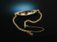 Vintage Colors! Feines Armband Gold 585 Topas Citrin Turmalin Saatperlen