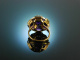 Violet Dream! Large Cocktail Ring Amethyst Seed Pearls Gold 585