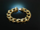 Around 1965! Heavy classic tank bracelet silver 835 gold plated