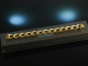 Around 1965! Heavy classic tank bracelet silver 835 gold plated