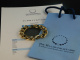 Around 1965! Heavy classic tank bracelet silver 835 gold plated