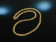 Around 1970! Beautiful classic vintage tank chain silver 925 gold plated