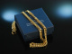 Around 1970! Beautiful classic vintage tank chain silver 925 gold plated