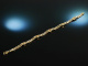 Around 1990! Beautiful classic tank bracelet yellow gold 585 Australian Opals