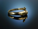 Modern Classic! Klassischer Diamant Ring Verlobungsring Brillant Gold 585