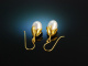 Maigl&ouml;ckchen! H&uuml;bsche Ohrringe Silber 925 vergoldet wei&szlig;e Zuchtperlen Tropfen