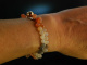 Moonstone Drop! Armband Mondstein Brioletten Silber 925 ros&eacute;vergoldet