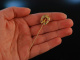 Um 1900! Antike Hufeisen Revers Nadel Gold 585 Diamanten Saphire Rubine